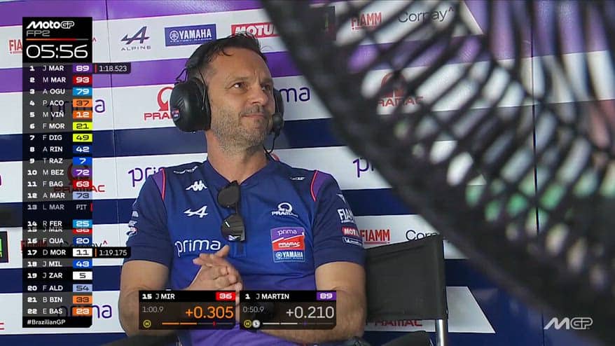 MotoGP, Razgatlioglu scivola durante le FP2 a Goiania