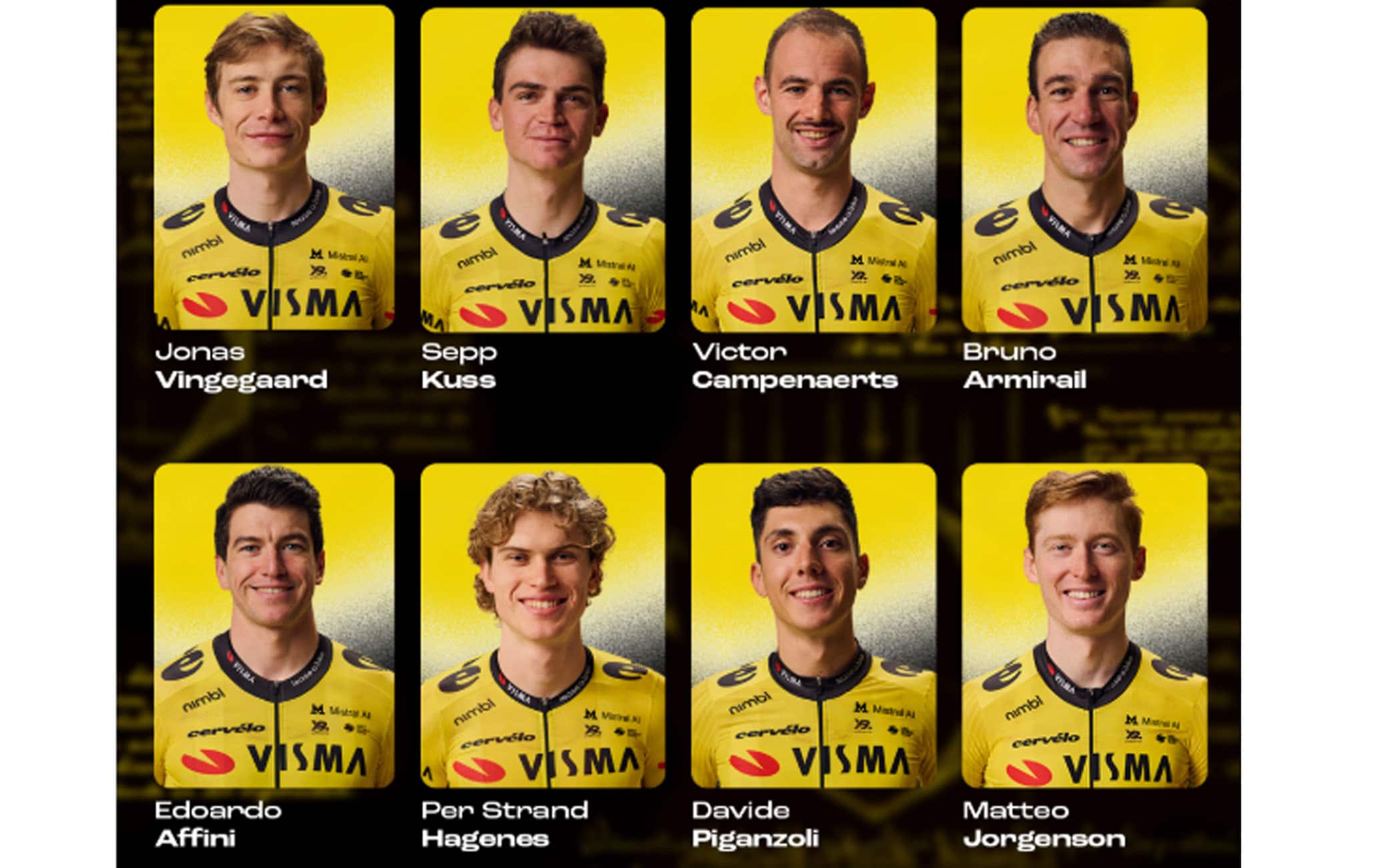 Tour de France 2026, Piganzoli sostituisce Van Aert: l'annuncio della Visma | Lease a Bike