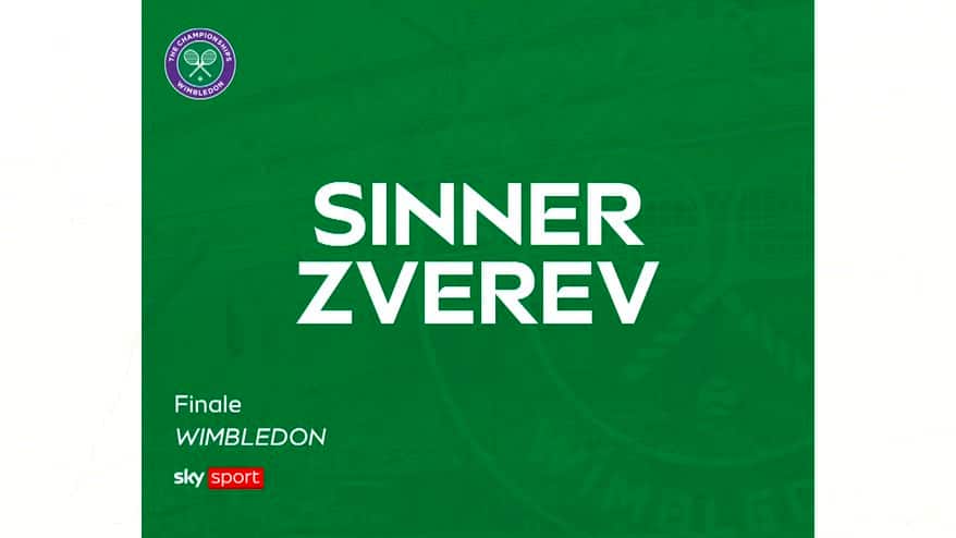 Finale Wimbledon, Sinner-Zverev: gli highlights lunghi