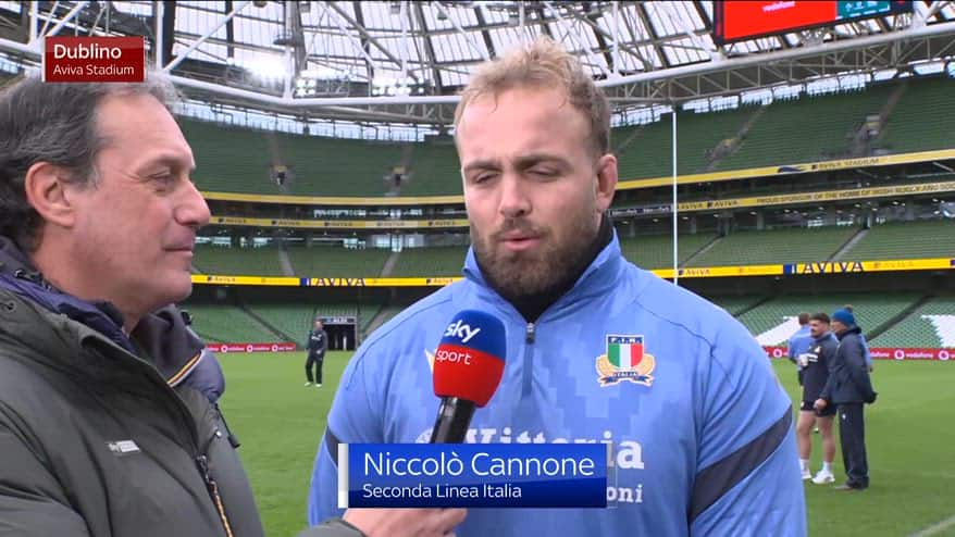 Niccolò Cannone: "Irlanda grandissima squadra"