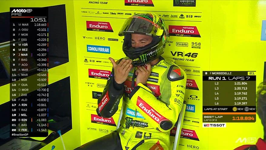MotoGP, la mamma di Morbidelli guarda il GP di casa dai box