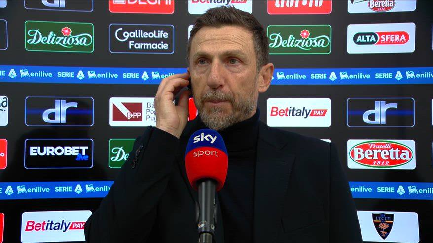 Di Francesco: "Oggi più qualità ma dobbiamo fare gol"