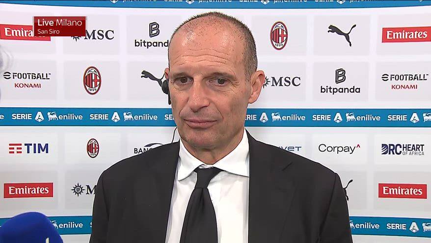 Allegri: "Non sono preoccupato ma dispiaciuto"