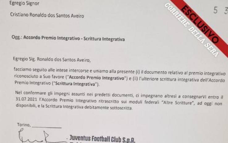 Il documento pubblicato dal Corriere della Sera