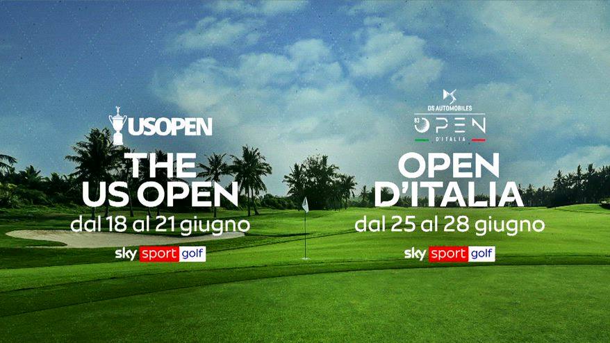 Su Sky lo US Open e l'Open d'Italia di golf