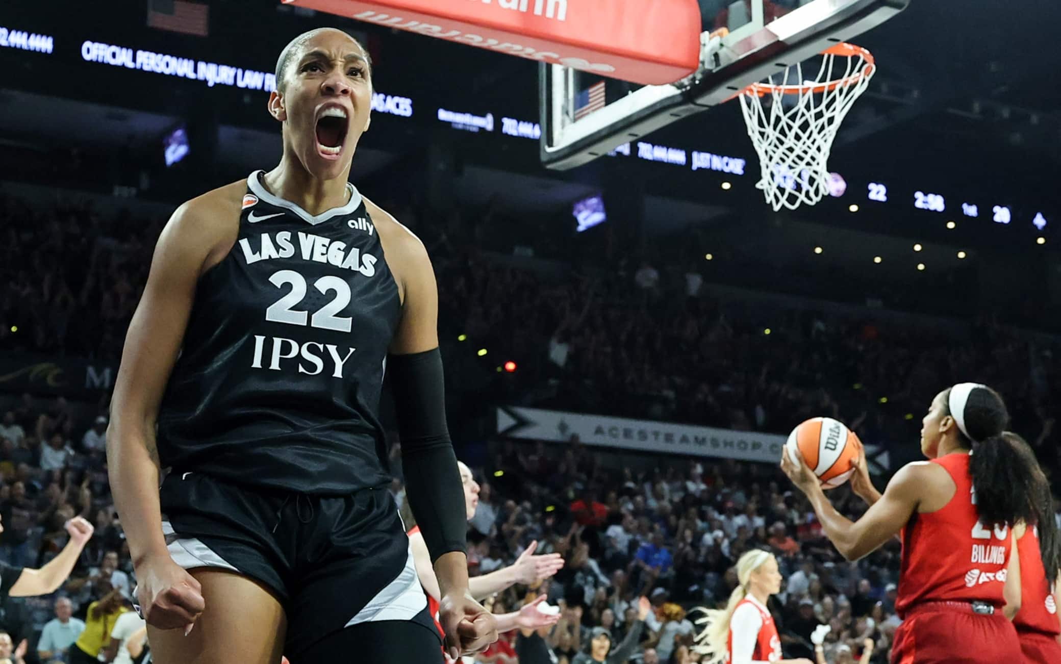 WNBA: Las Vegas elimina Indiana, A'ja Wilson trascina le Aces