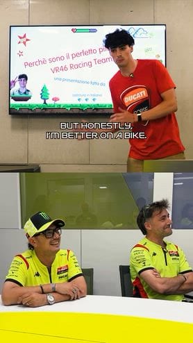 MotoGP, Aldeguer firma con VR46... grazie a un PowerPoint