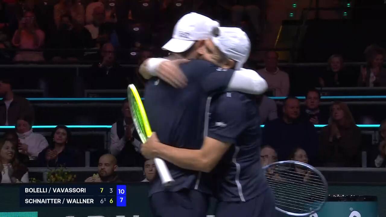 Bolelli/Vavassori in finale all'Atp Rotterdam, Schnaitter/Wallner ko in due set