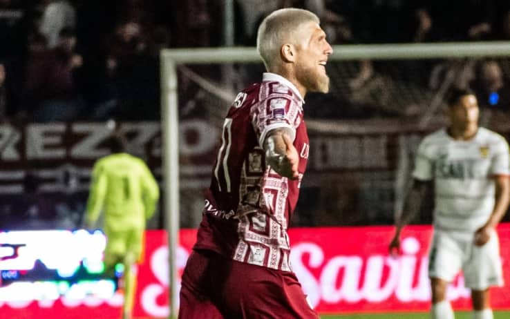 Arezzo Gubbio gol playoff Serie C