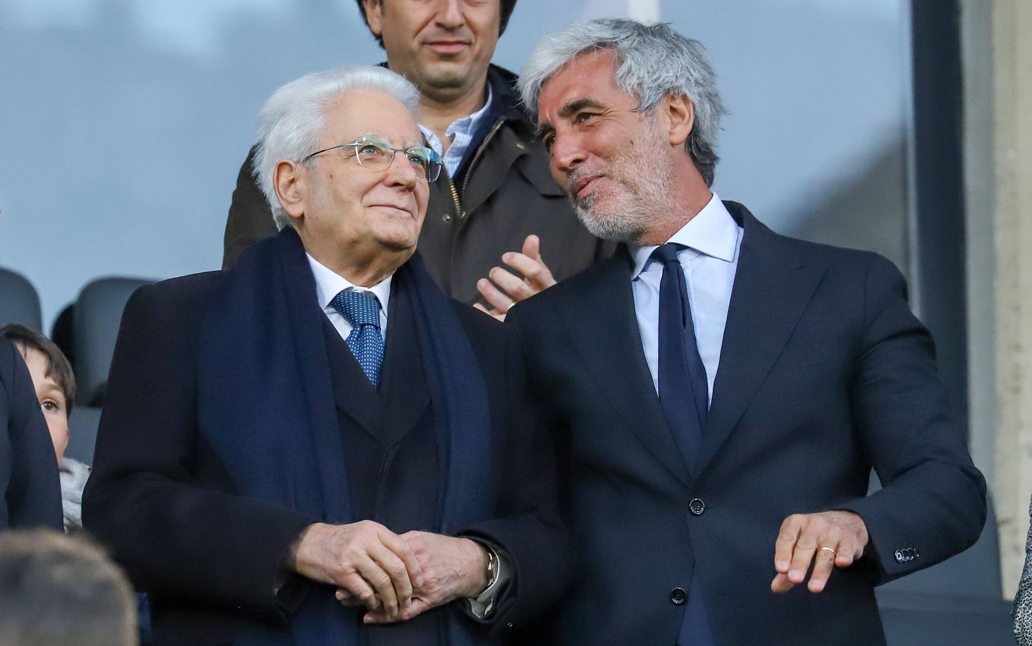 Mattarella spettatore d'eccezione al Barbera per Palermo-Avellino. FOTO