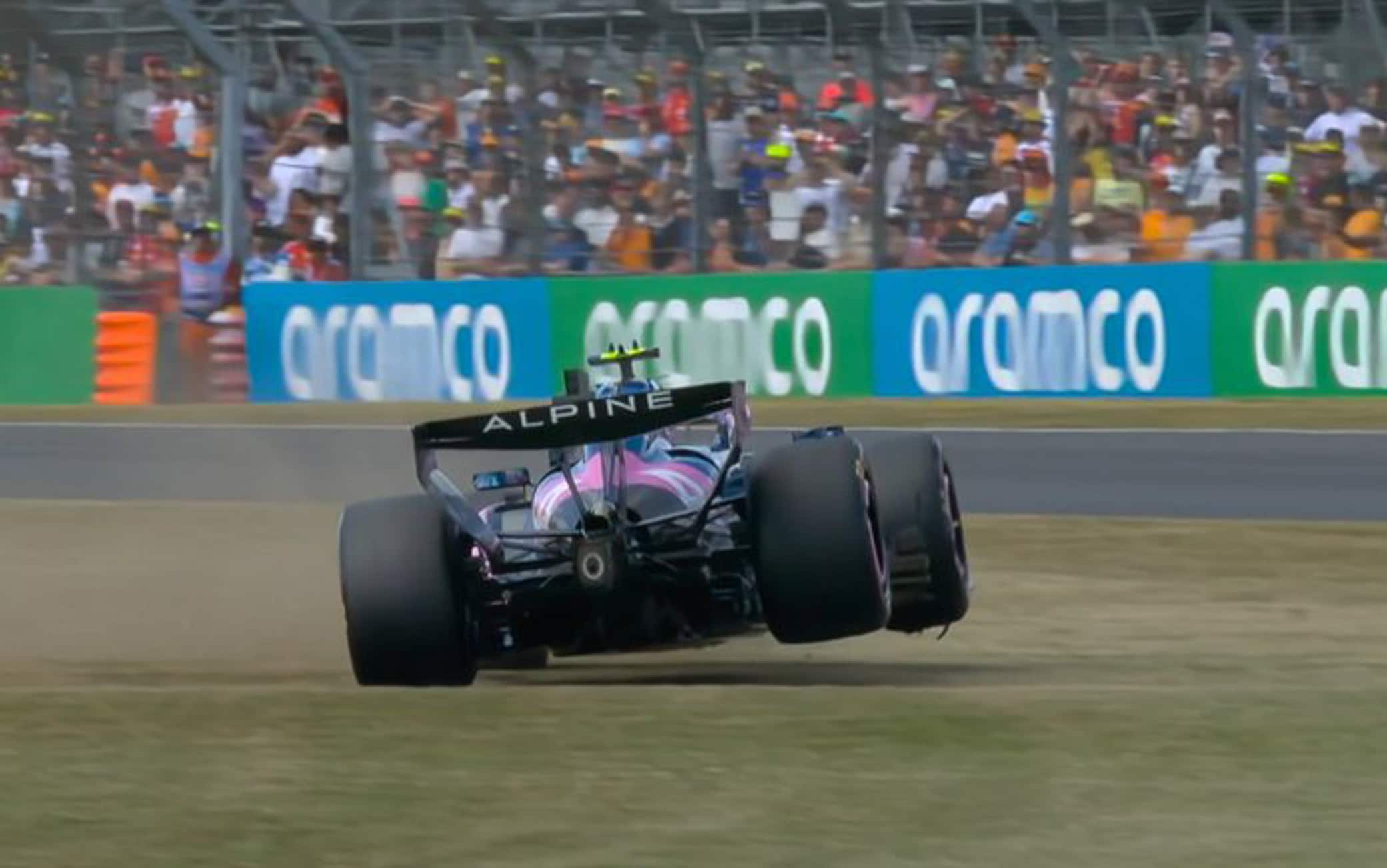 Colapinto, fuori pista a Silverstone. VIDEO