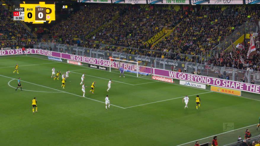 Borussia Dortmund-St. Pauli 3-2: gol e highlights