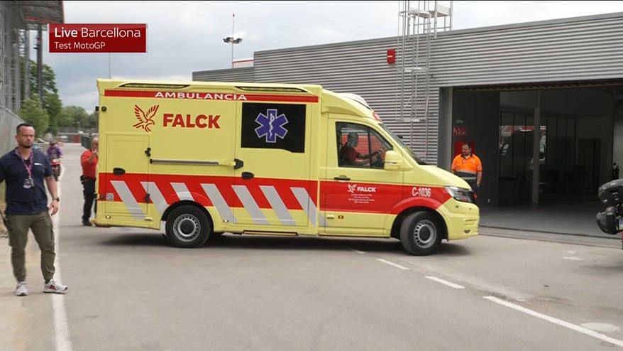 Martin in ospedale dopo una caduta nei test: le prime news