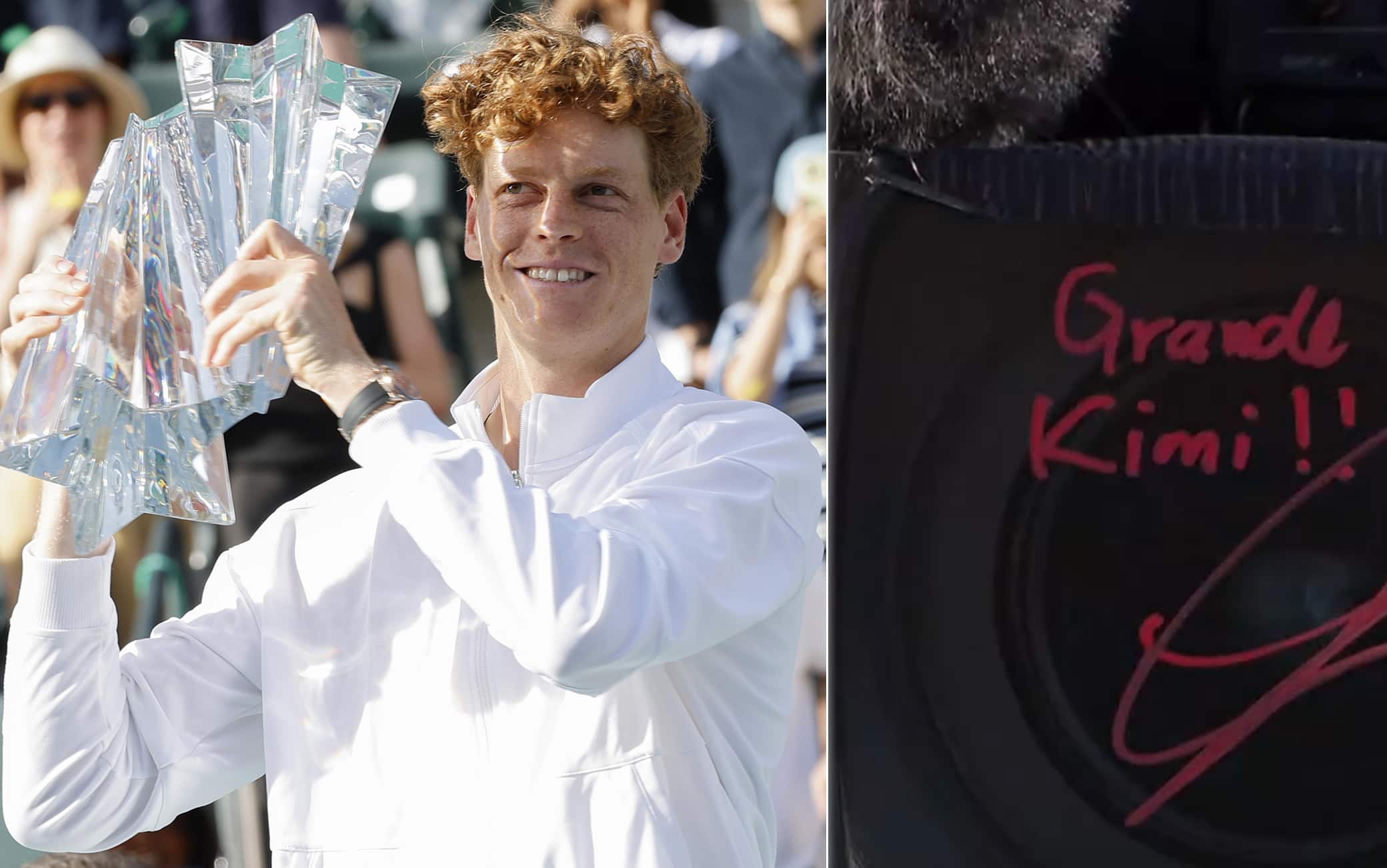 Sinner dedica la vittoria di Indian Wells ad Antonelli: "Giornata speciale per l'Italia"