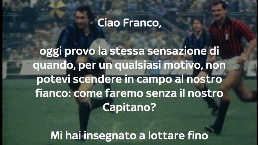 Maldini ricorda Baresi con una lettera: "Mi hai ispirato"
