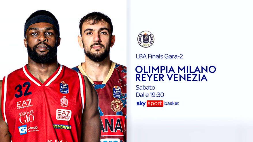 LBA Finals-Gara 2, Milano-Venezia sabato su Sky