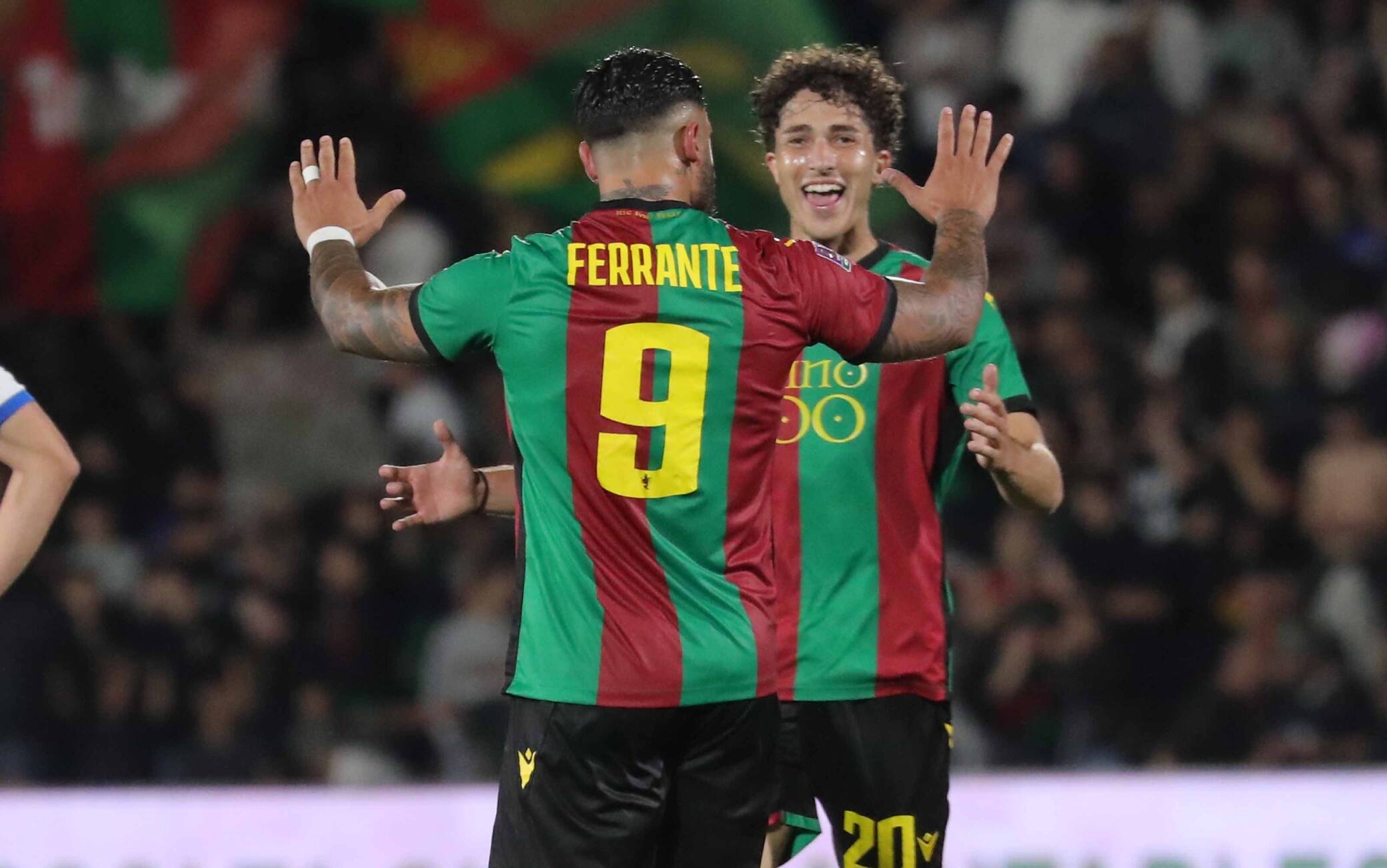 L'esultanza di Ferrante