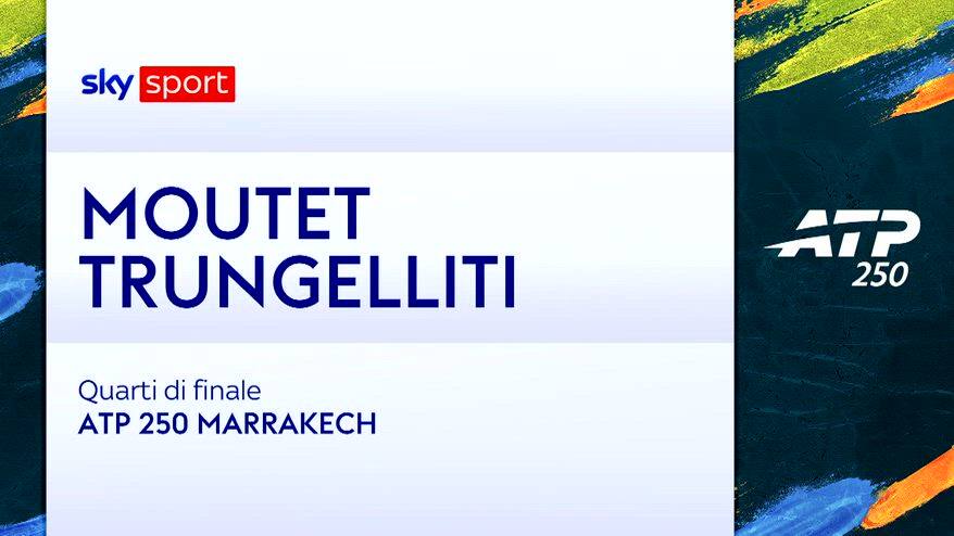 Trungelliti-Moutet: highlights Atp Marrakech. VIDEO