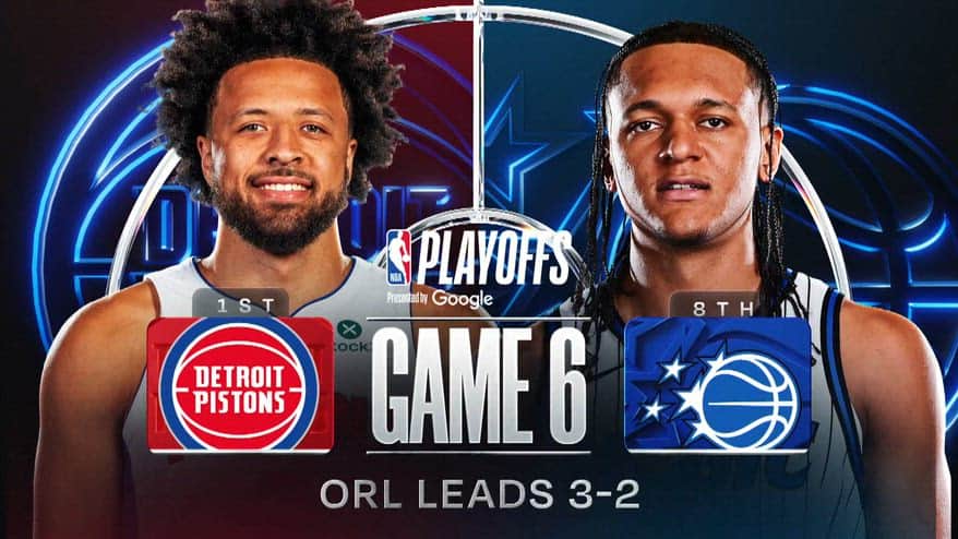 NBA Playoff Highlights: Orlando-Detroit gara-6 79-93
