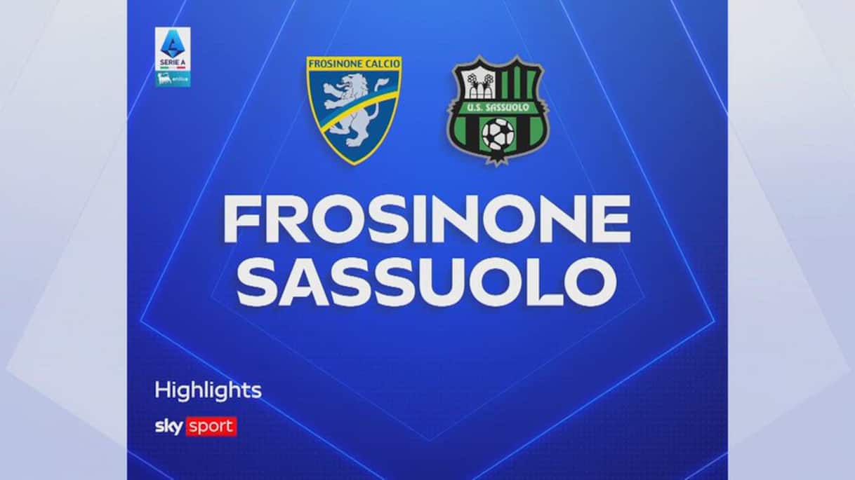 Frosinone-Sassuolo 4-2: gol e highlights