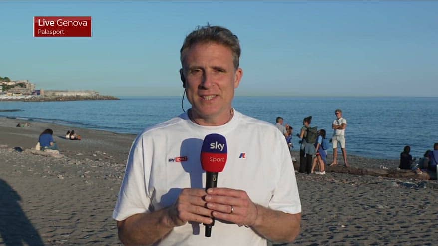 Volley, Italia-Turchia vista dalla spiaggia di Genova