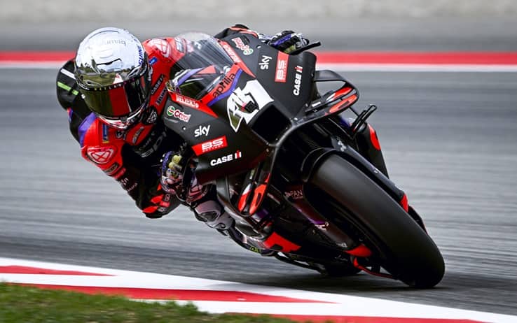 Aleix Espargaró sull'Aprilia