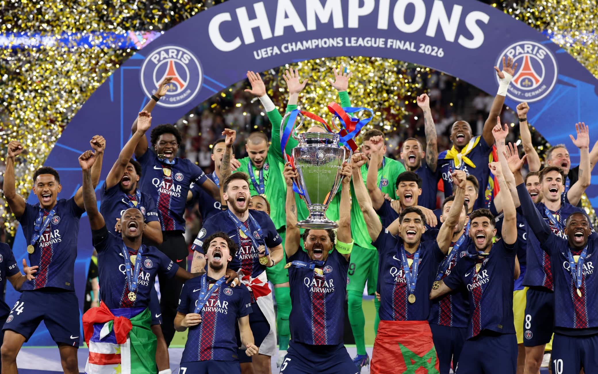 PSG-Arsenal 5-4 (dcr), le pagelle della finale di Champions League