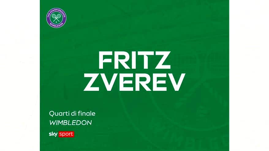 Zverev-Fritz: highlights Wimbledon. VIDEO