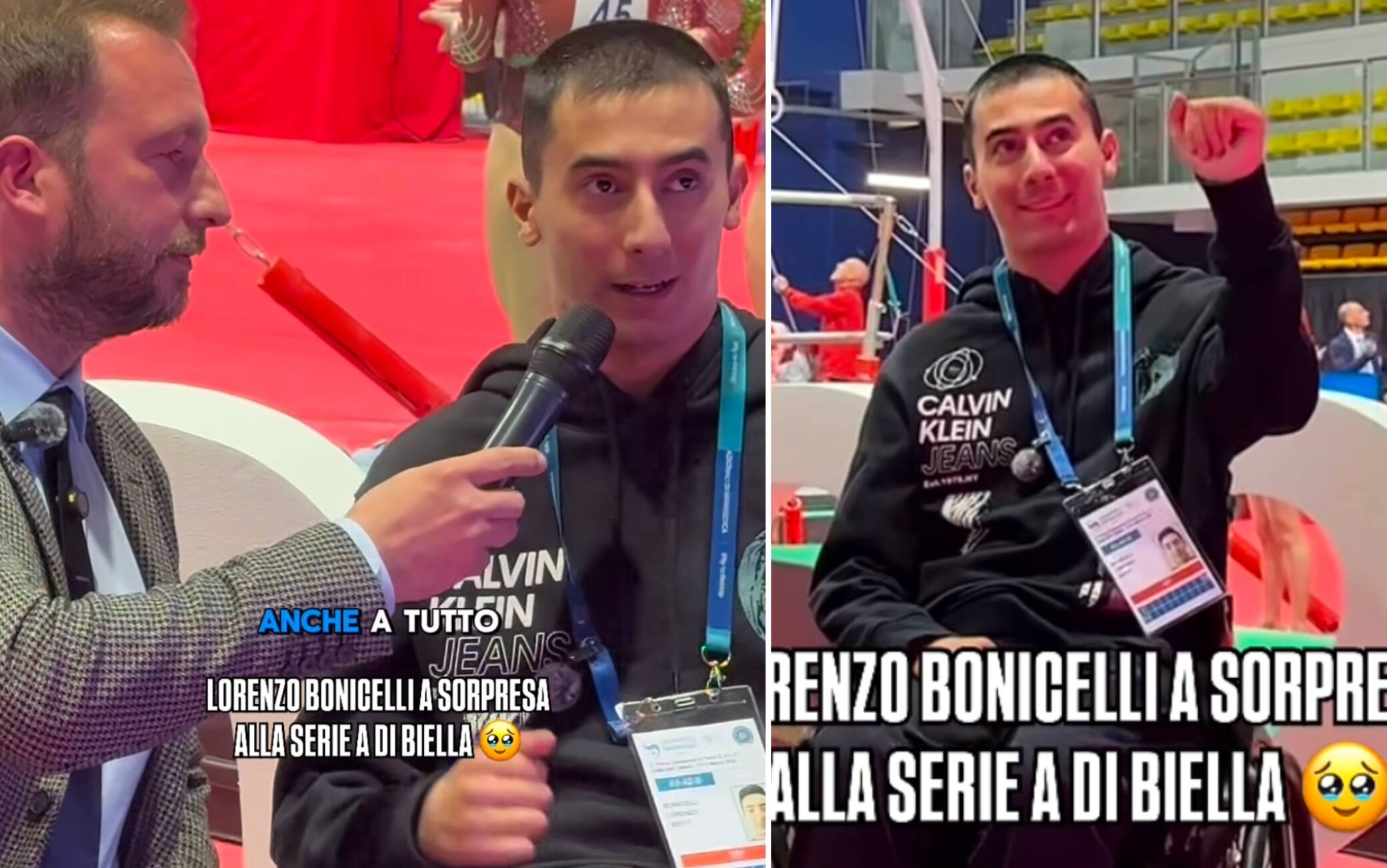 Sorpresa Bonicelli: dopo l'incidente di luglio è andato a trovare i compagni di squadra