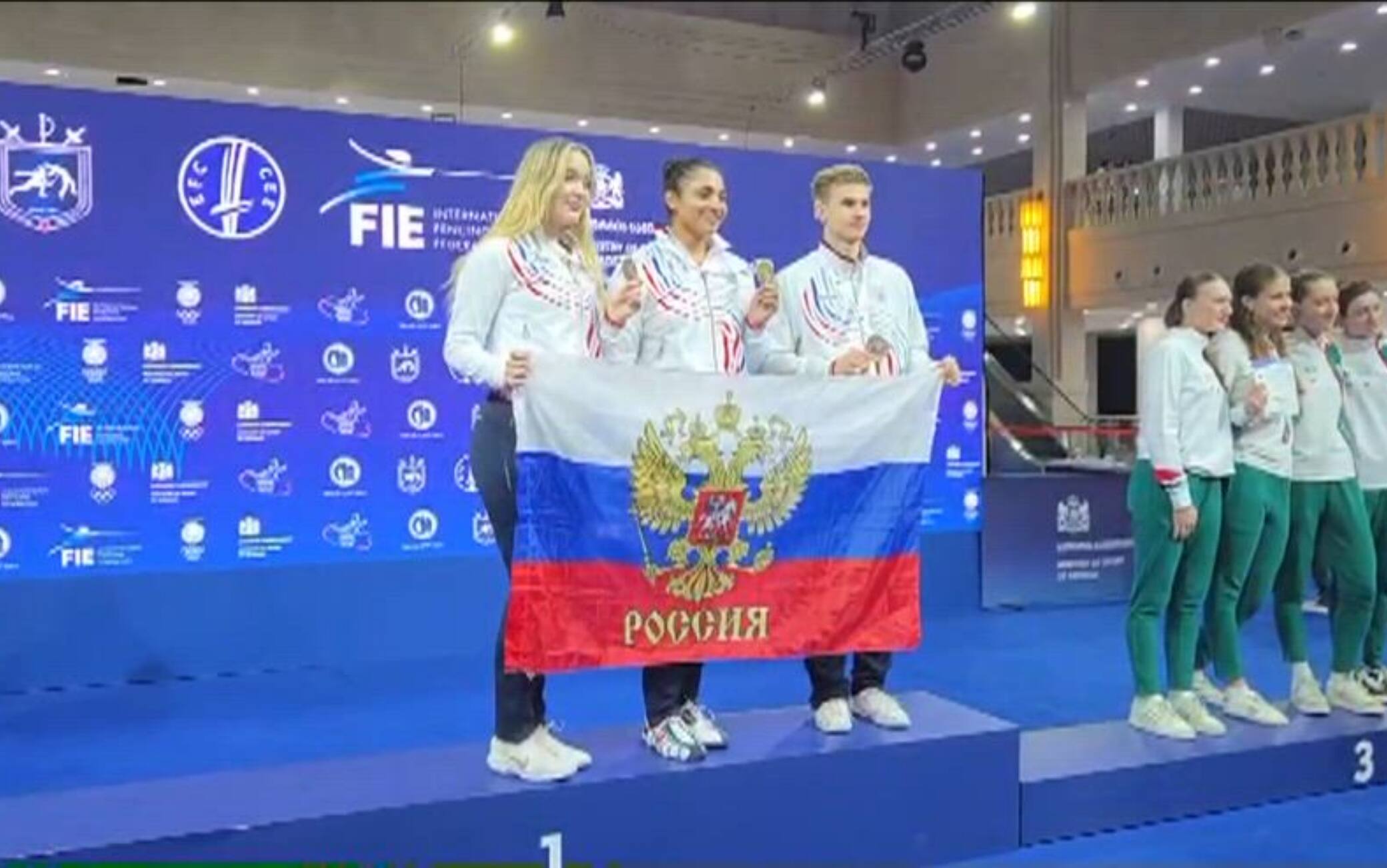 Scherma, all'Europeo under 20 di Tbilisi tornano inno e bandiera della Russia
