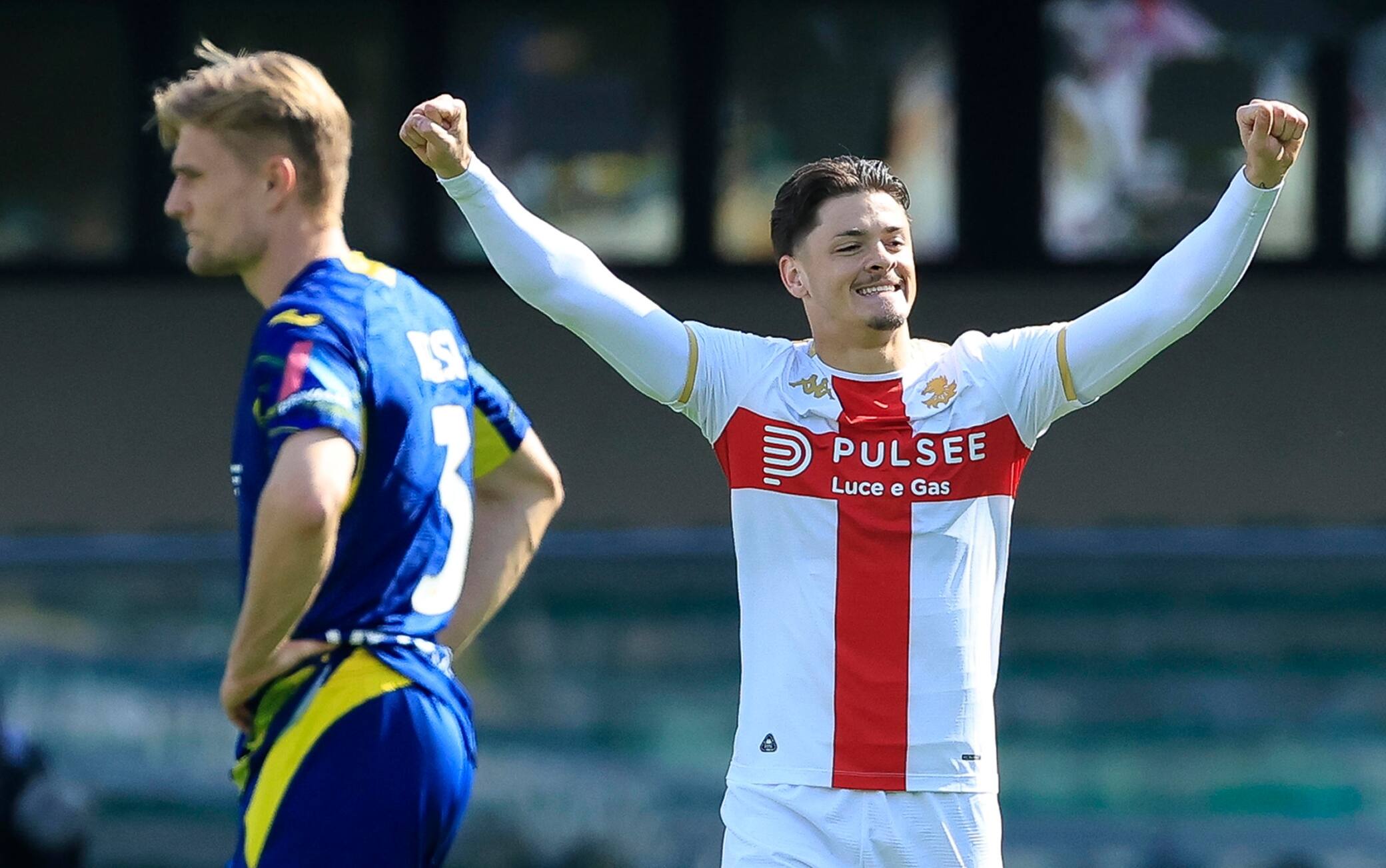 Verona-Genoa 0-2: gol di Vitinha e Ostigard al Bentegodi