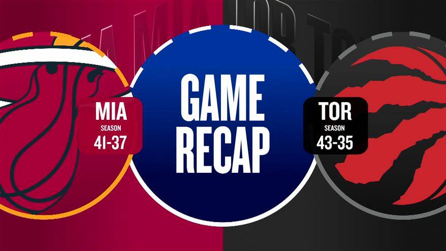 NBA Highlights: Toronto-Miami 121-95
