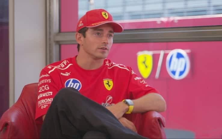Ferrari, Leclerc a Sky: "Voglia enorme di vincere, ho una missione qui"