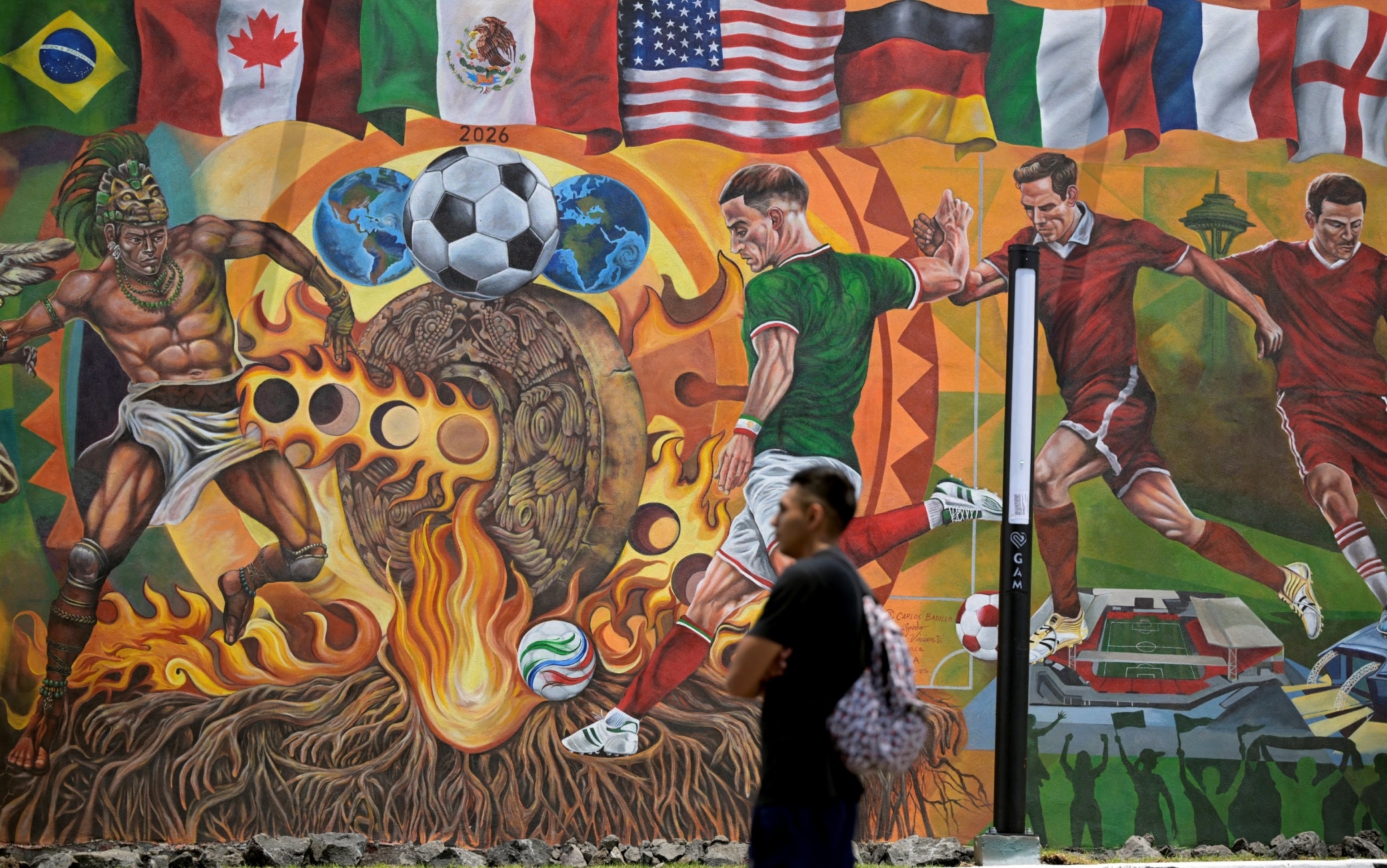 Mondiali, svelato in Messico un murales celebrativo... da Guinnes dei Primati! FOTO