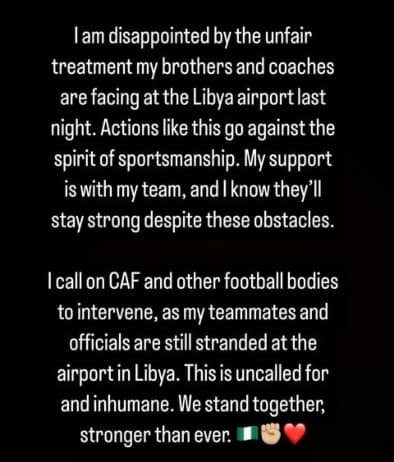 Osimhen Instagram Nazionale Nigeria 