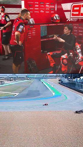 Marc Marquez, caduta ad alta velocità nei test di Buriram