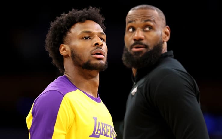 NBA, Bronny James: "Non so dove andrà papà, sarebbe pazzesco vederlo agli Warriors"