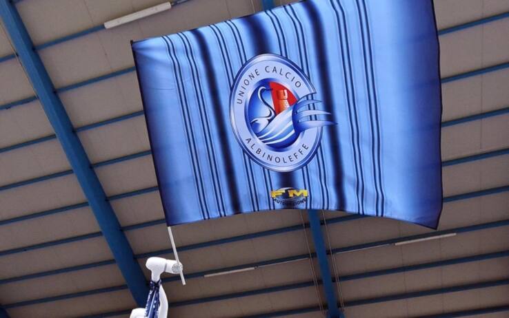 Pierino, il robot dell'Albinoleffe sugli spalti 