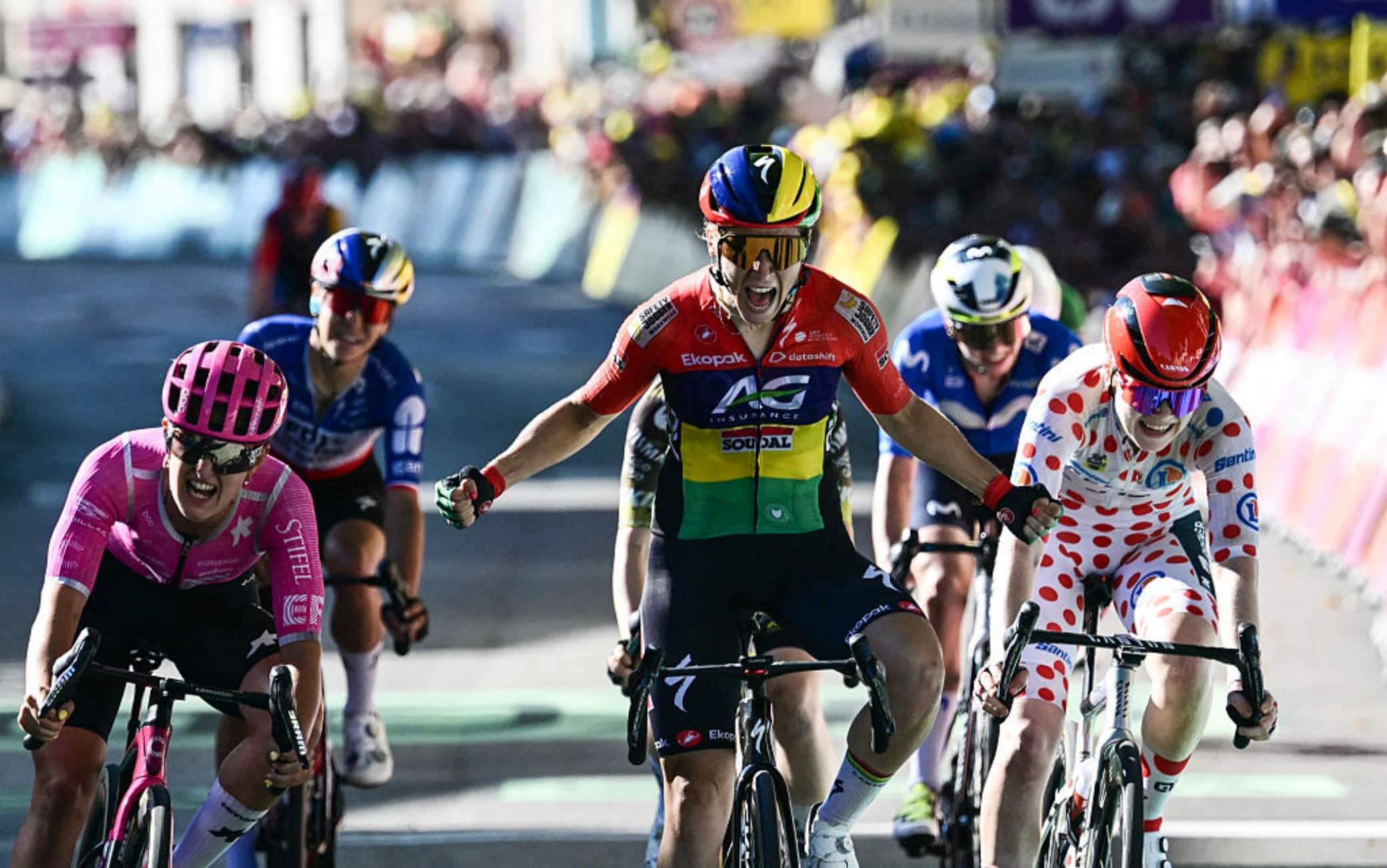 Tour de France femminile, tappa a Le Court-Pienaar ma Longo Borghini c'è