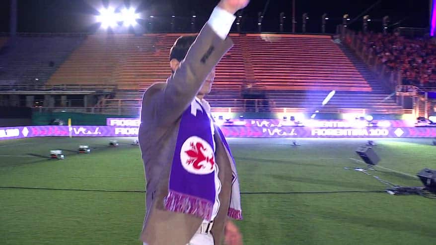 Centenario Fiorentina, il ritorno al Franchi di Rui Costa