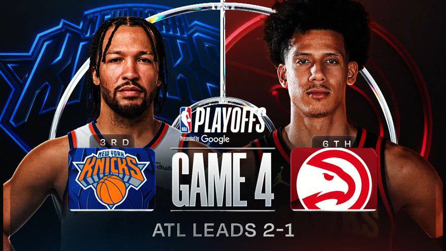 NBA Playoff Highlights: Atlanta-New York gara-4 98-114

