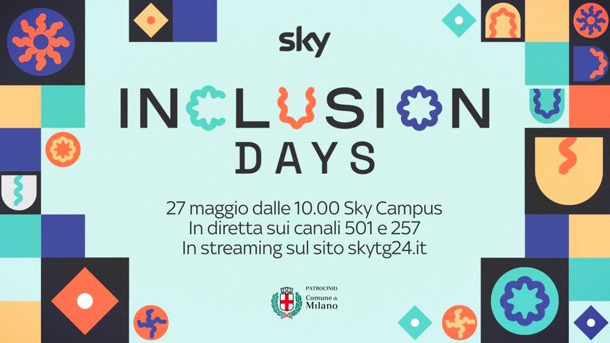 Sky Inclusion Days, il 27 maggio la 4^ edizione