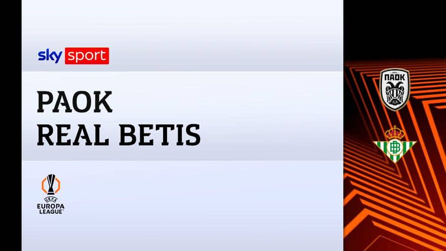 Paok-Real Betis 2-0: gol e highlights