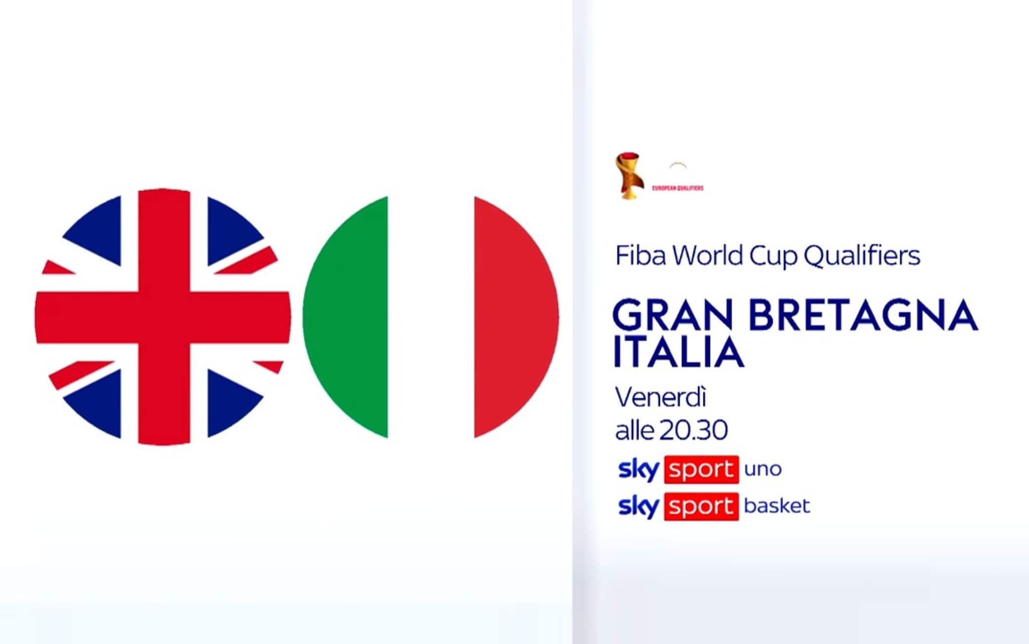 Gran Bretagna-Italia: dove vedere la partita in tv e streaming