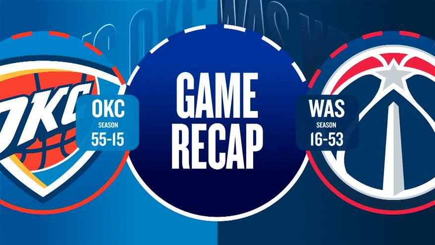 NBA Highlights: Washington-Oklahoma City 111-132
