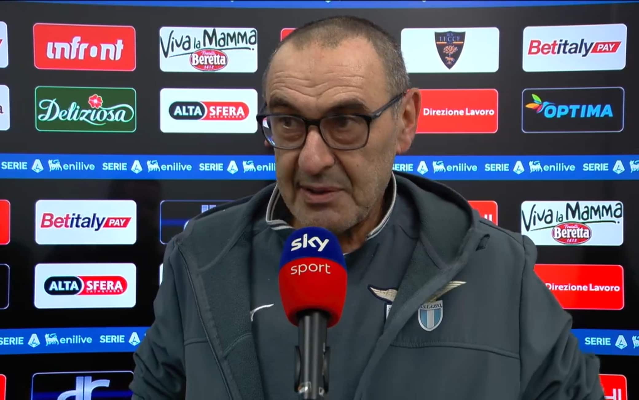 VIDEO. Sarri: "Al momento ci stiamo ridimensionando"