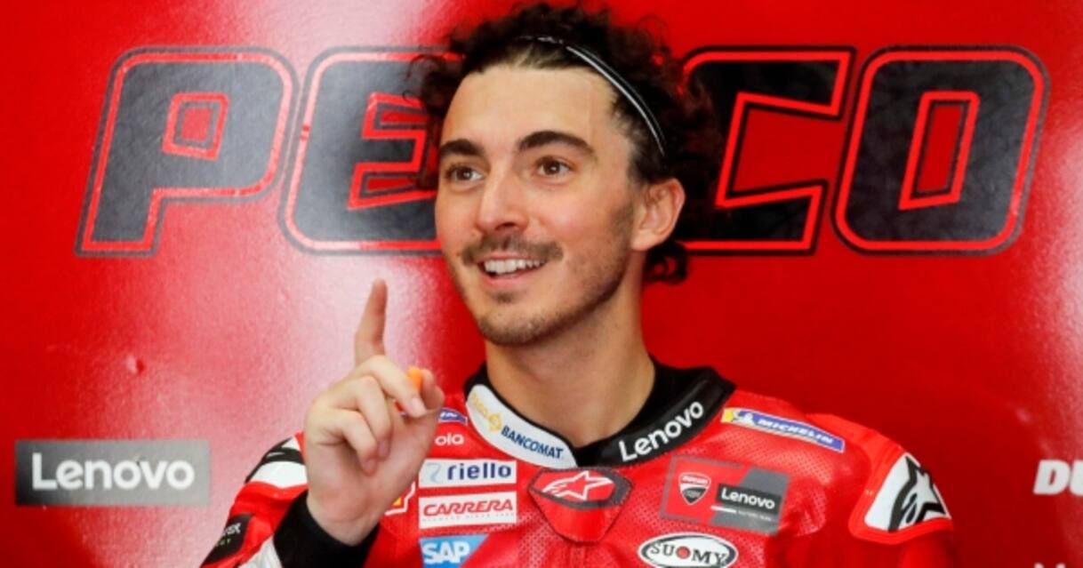 Test MotoGP, Bagnaia in pista con la Ducati numero 1 per la prima volta ...