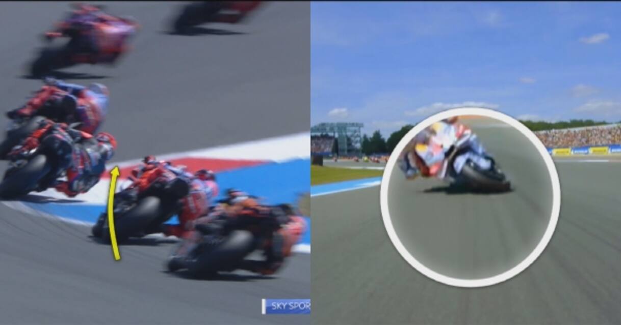 Marquez, caduta nella Sprint Race di Assen: il VIDEO | Sky Sport