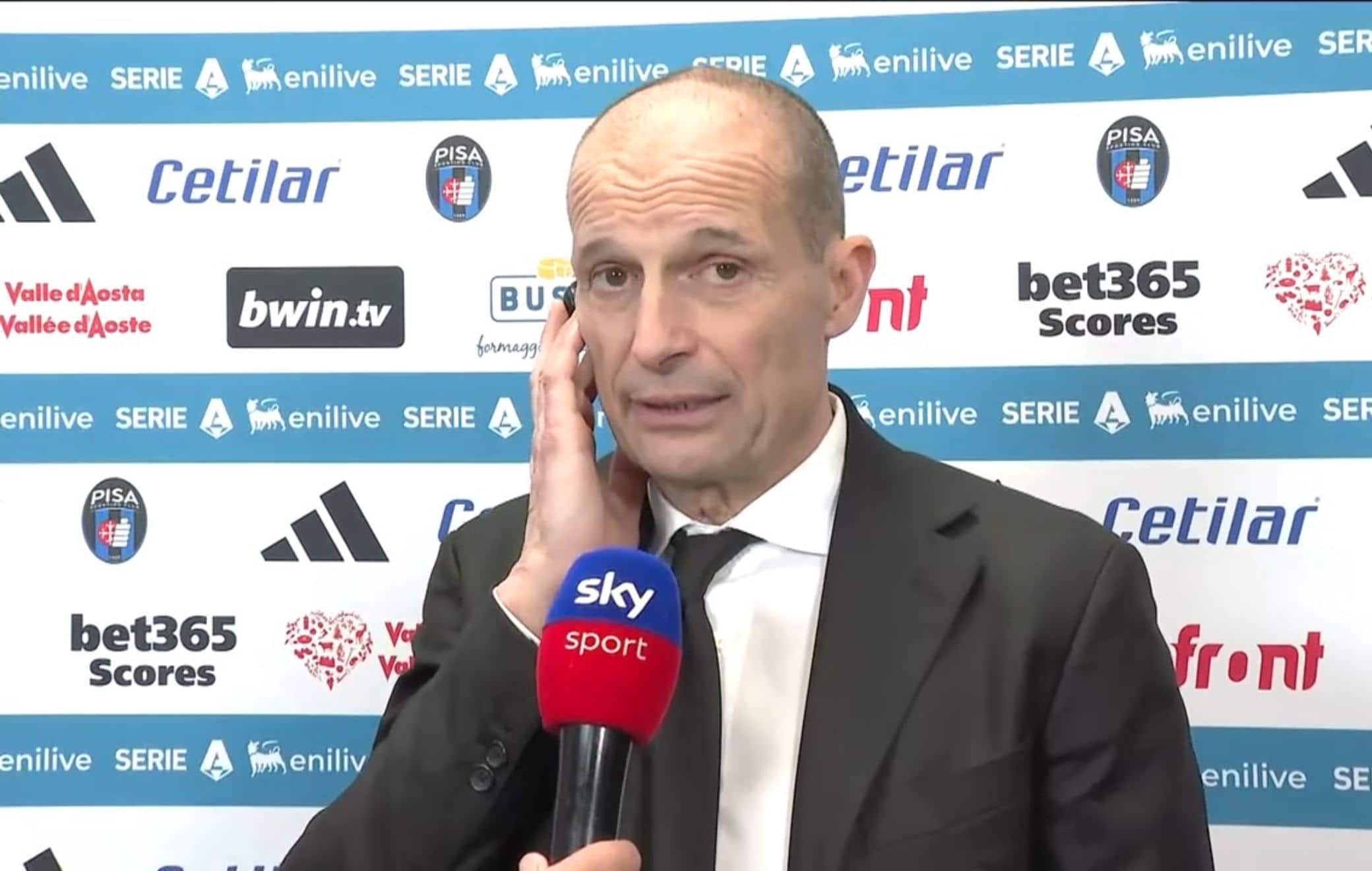 Pisa-Milan, Allegri: "Un po' addormentati ma può essere una gara chiave"
