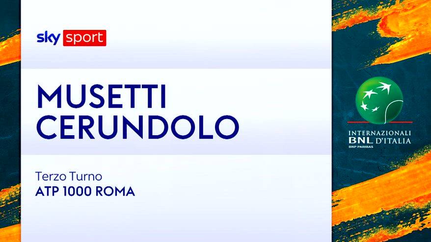 Musetti-Cerundolo: highlights Atp Roma. VIDEO